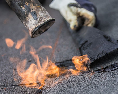 Dakreparatie Bitumen